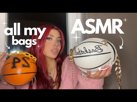 ASMR - ON MY BAGS💗😽 (scratching, tapping) ENG-ITA