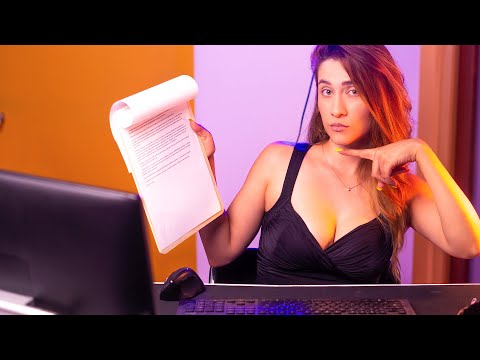 ASMR | La ENTREVISTA de TRABAJO más ABSURDA Y EXTRAÑAMENTE RELAJANTE| ASMR Español | Asmr with Sasha