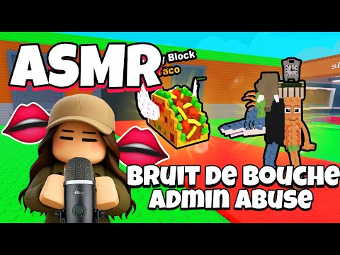 ASMR Français • BRUIT DE BOUCHE ET ADMIN ABUSE TACOS TUESDAY SUR STEAL A BRAINROT 😴👄