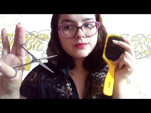 ASMR ROLEPLAY CABELEIREIRA LEILA ✂️