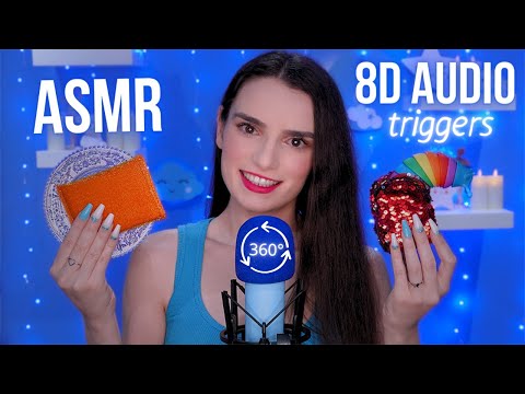 ASMR 8D AUDIO Triggers to MELT YOUR BRAIN 🤤 Mic Scratching , Tapping , Massage & More for Sleep 😴 4K