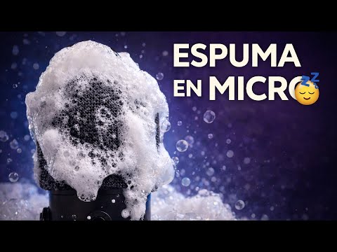 Espuma en Micrófono en ASMR 🫧🎤 | Sonidos Suaves y Relajantes