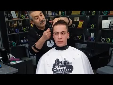 IN-DEEP ASMR RELAXATION THERAPY WITH HAIR CUTTING , BEARD TRIMMING, SKIN CARE AND BODY MASSAGE