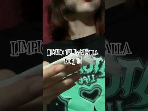 ASMR limpio tu pantalla por ti #asmr #short