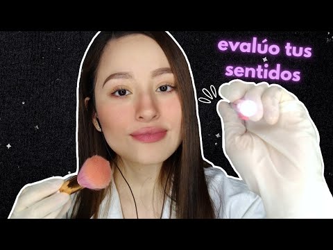 ASMR Español | EXAMEN MÉDICO ALEATORIO (nervios craneales, 5 sentidos, tus triggers favoritos)