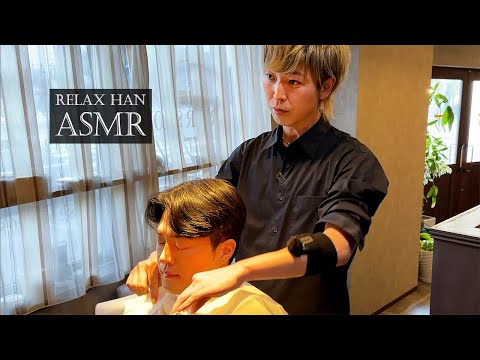 ASMR 오사카에서의 편안한 바버샵 서비스 | Relaxing barber shop service in Osaka
