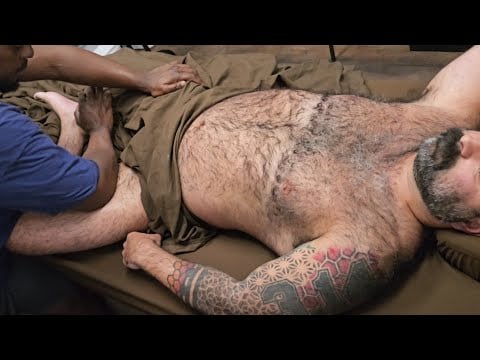 Hairy Man's Legs Massage (No Music)
