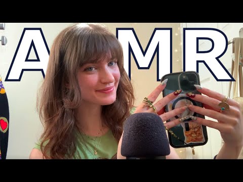 ASMR ~ Gum Chewing, Phone Tapping & Whisper Rambles!