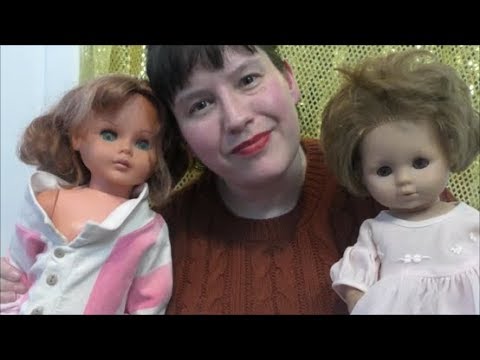 ASMR - Relaxing Doll Pamper  - Hairbrushing.. Face Brushing...Random Ramble!