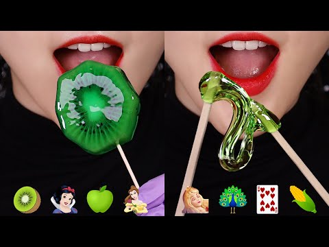 TIKTOK EMOJI MUKBANG ASMR TIKTOK EMOJI FOOD CHALLENGE #20 🦚