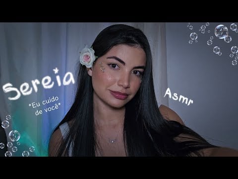 ASMR ROLEPLAY Uma SEREIA  te encontrou perdido no fundo do mar.. Ela gostou de você 🌊🩵🪸 