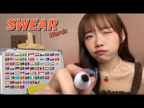 ASMR Say and Write ‘Swear Words’ in 70+ Different Languages (2 hours for sleep)