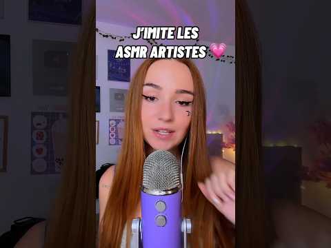 J’IMITE LES ASMR ARTISTES 💗 Version longue vidéo disponible