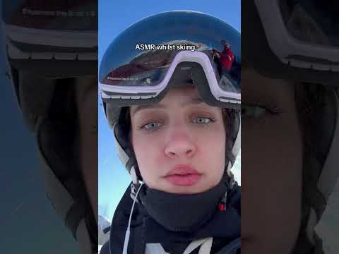 ASMR whilst skiing!? #asmr #lofiasmr