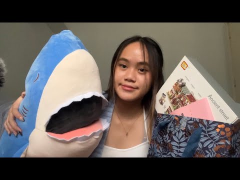 ASMR what I got for my 18th birthday | birthday haul, tapping, etc