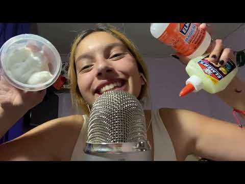 ASMR HACIENDO SLIME| SÚPER RELAJANTE| SOFIWI