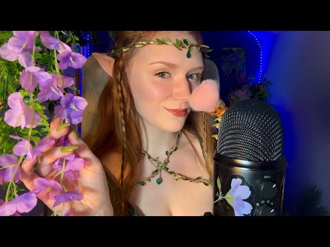 🐝 ASMR Mouth sounds and tingly whisper🥱20+ triggers, time stamps 🥰