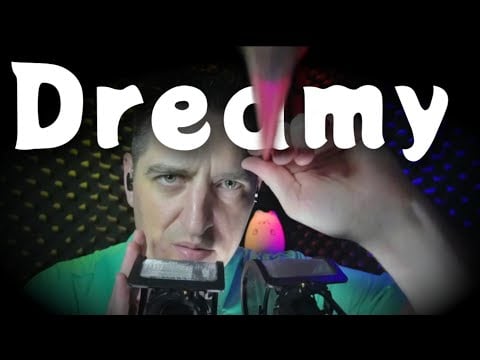 Relaxing Humming & Face Brushing Session Experimental #ASMR #SleepAid #Visual
