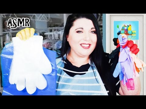 ASMR Store Roleplay (Soft Spoken) (Gloves, Plastic Apron, Plastic Bags, Crinkle Sounds)