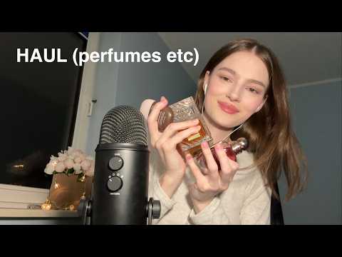 ASMR haul (clicky whisper)