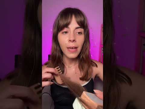 ASMR Pick me Girl straightens your hair 💤 #asmrvideos #asmrshorts #asmr #asmrroleplay #viral