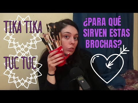 ASMR |☆ ★ Brochas en tu cara☆ ★ | Te explico para que sirven!☆ ★