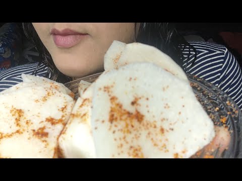 ASMR Jícama con Tajín y limón 🍋😋