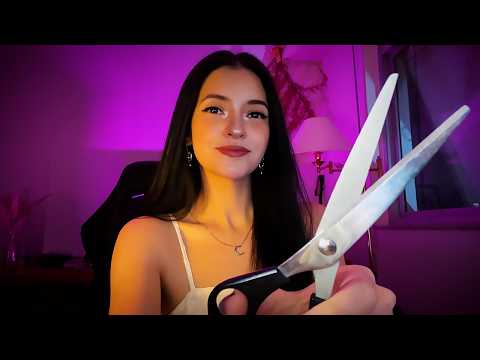 ASMR Deixa eu mexer no seu cabelo 🤍 Corte de cabelo, Mechinhas, Massagem