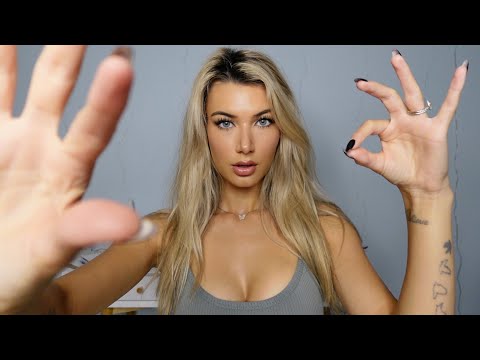 ASMR plucking away negative energy
