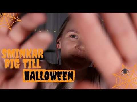 ASMR - Sminkar dig till en Halloweenfest 🎃👻 (personal attention)