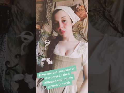 ASMR 18th Century Fashion | History Lesson | GRWM 1740s Style #asmr #costumehistory #history