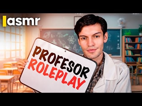 ASMR Español Roleplay Profesor para ayudarte a dormir
