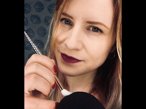 Microphone Brushing with a Mermaid Fin! 😍 Binaural ASMR