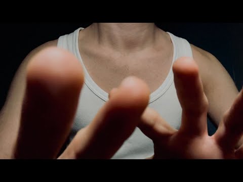 ASMR relaxing hand movements and face touching