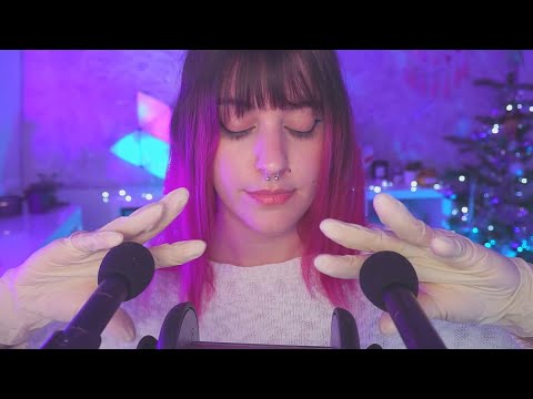 ASMR SONIDOS CON VARIOS TIPOS DE GUANTES - SONIDOS CON ECO