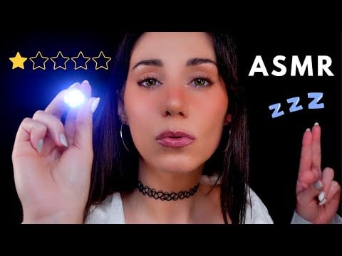 ASMR EXAMEN NERVIOS CRANEALES 🖤👩🏻‍⚕️ Tu Peor Doctora Roleplay Médico Español 💤