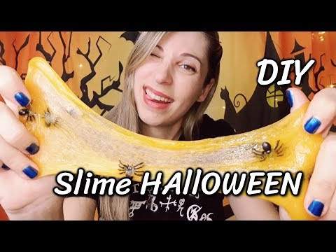 DIY  | Haz Slime de HALLOWEEN | Fácil | Sin Borax | SusurrosdelSurr ASMR  (Español)