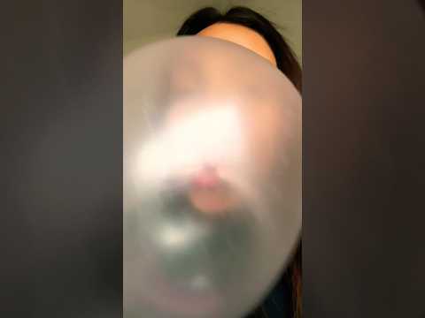 BIG BUBBLE ASMR | blowing bubble chewing sounds #bubblesounds #bubbling