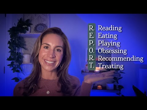 ASMR | Cozy Whispered R.E.P.O.R.T. 💛 Reading, Eating, Playing, Obsessing, Obsessing, Treating ✨