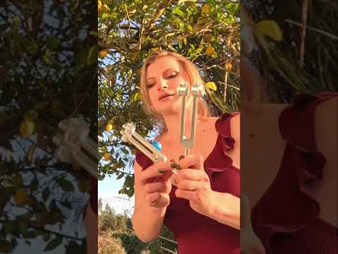 Tuning Fork ASMR  Relaxing Under the Tree for Ultimate Calm #tuningforks #asmr #outdoorsasmr