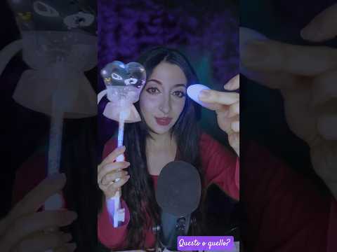 ASMR Questo o Quello? 💜✨ #relax #shorts #asmr
