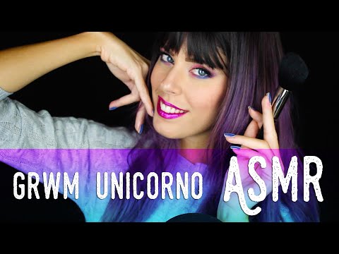 ASMR ita - 🦄 GRWM UNICORNO EDITION (Whispering)