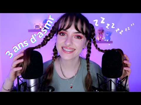 ASMR FR | Tous VOS TRIGGERS préférés dans cette vidéo 😱 (3 ans de la chaîne, ça se fête) 🎂