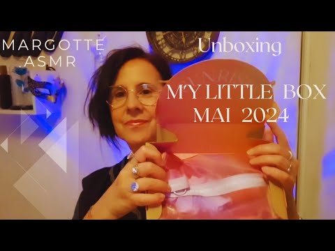Asmr français, Unboxing " M'y little box "  Mai 2024