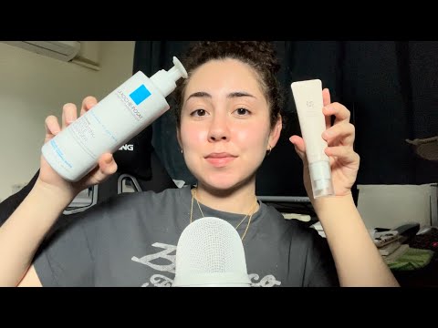 ASMR 1 minute night skincare 🌙