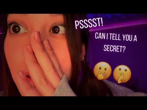 ASMR Telling You My Secrets 😳✨🤫 (lofi, up close inaudible whispering)