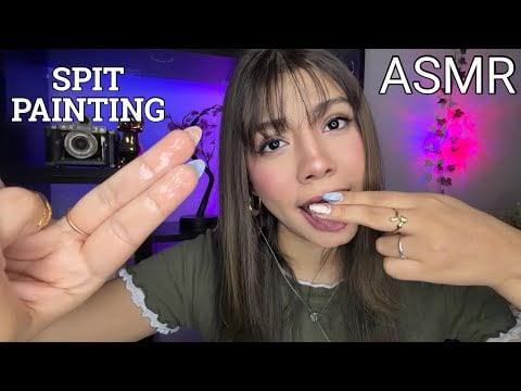 ASMR ESPAÑOL / SPIT PAINTING LUJOSO Y CARÍSIMO para tu CARA  + BABITA REALISTA
