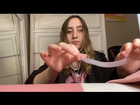 Asmr intense sticky sounds w/ tape