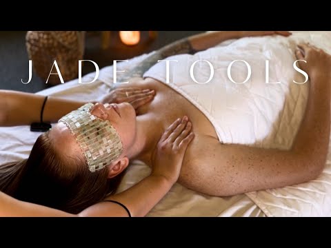 Gentle ASMR Hair Play and Massage to Fall Asleep To | Jade Comb, Gua Sha, Face Rollers [No Talking]