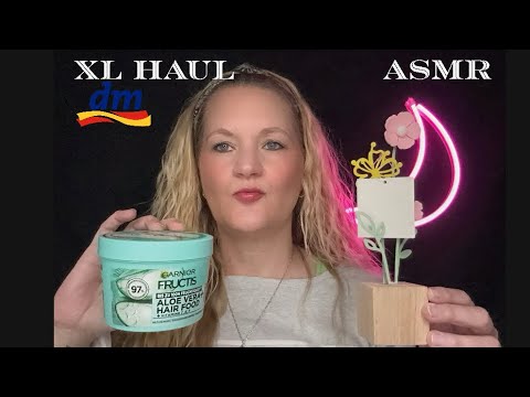 ASMR german ⚠️ Extrem Tingly Mega DM Haul Show & Tell - What’s in my Shopping Bag - Entspannter Talk
